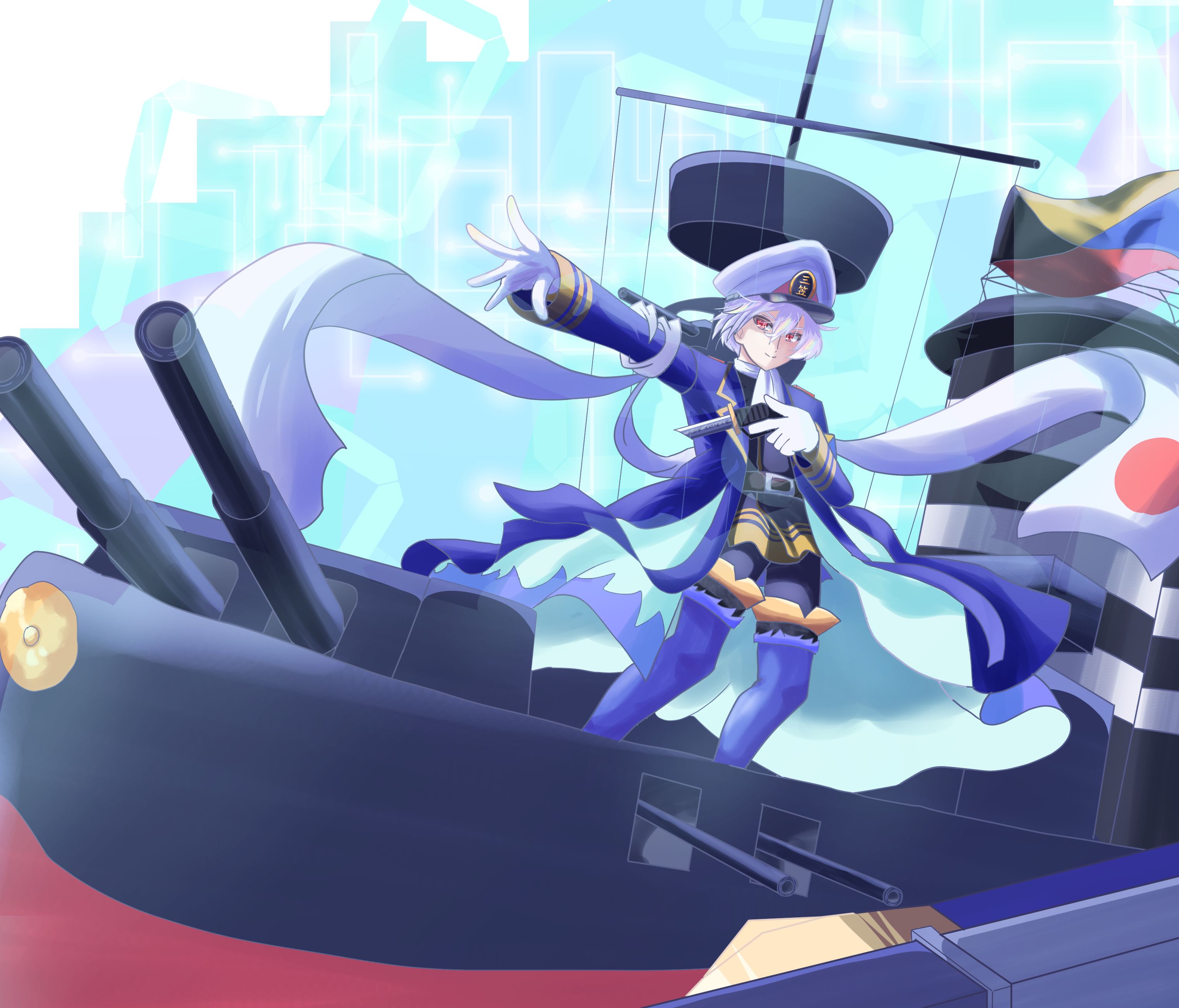 戦艦三笠のキャラクターイラスト